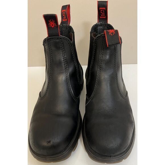 Redback Easy Escape UBBK boots in black leather. Size AU5.5/US6.5(M)/8.0(W) - Picture 1 of 8